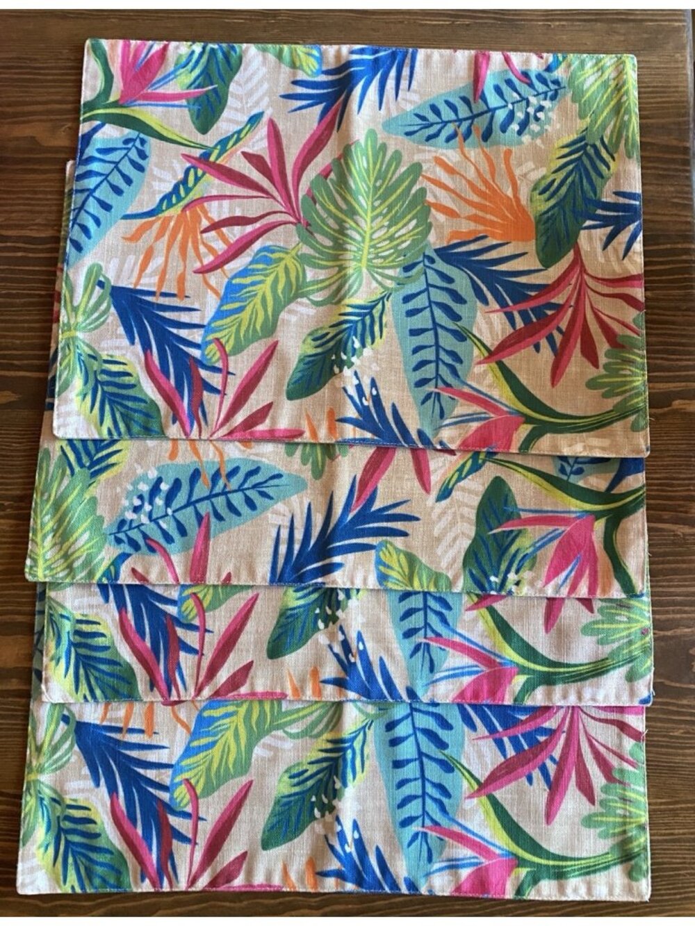 4 Vibrant Tropical Place Mats Celebrate Together Kohl’s